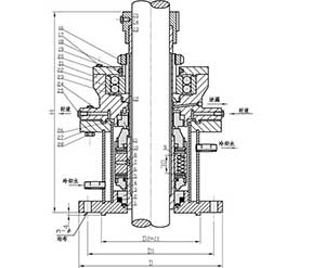 Double reactor mechanical seal CH7206